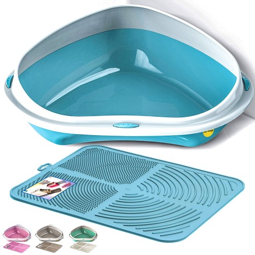 Corner cat litter - cat, +
