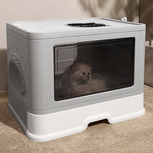 Large cat litter - cat, box