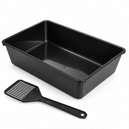 Cat litter tray - litter, with