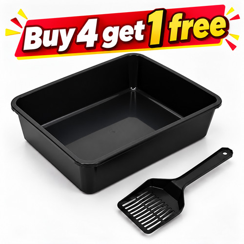 Cat litter tray - with, scoop