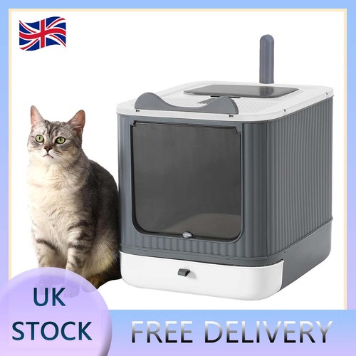 Foldable cat litter box - 3-in-1,