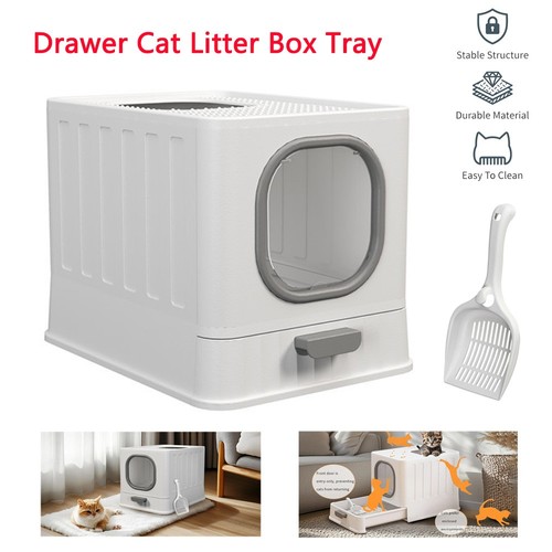 Large enclosed cat litter - large,