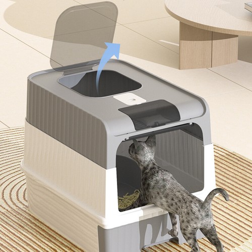 Jumbo hooded cat pan - jumbo,