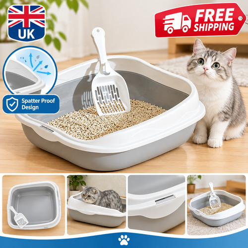 Large semi enclosed cat litter - large,