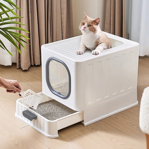 Cat litter box - box, drawer