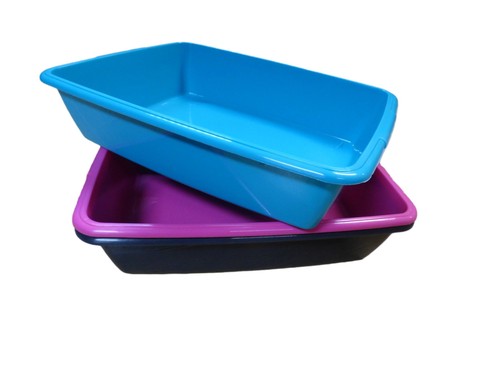 Medium cat litter tray - cat, plastic