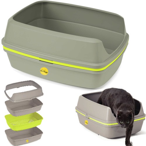 Cat litter tray - cat, large