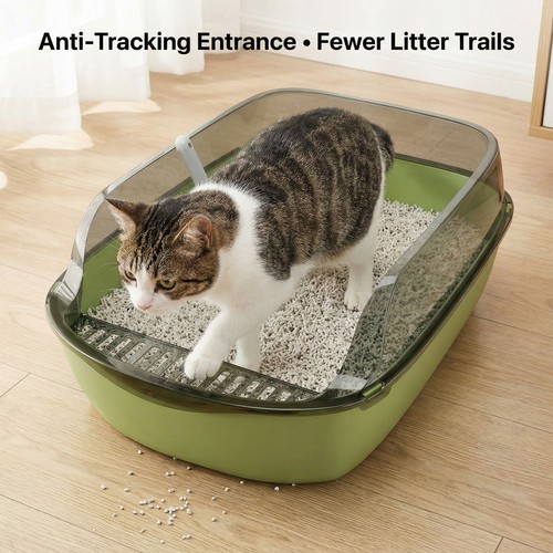 New medium large open cat - new,