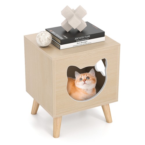 Cat litter box enclosure - litter,