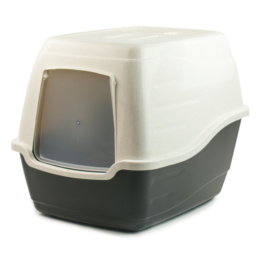 Hooded cat loo litter tray - cat,