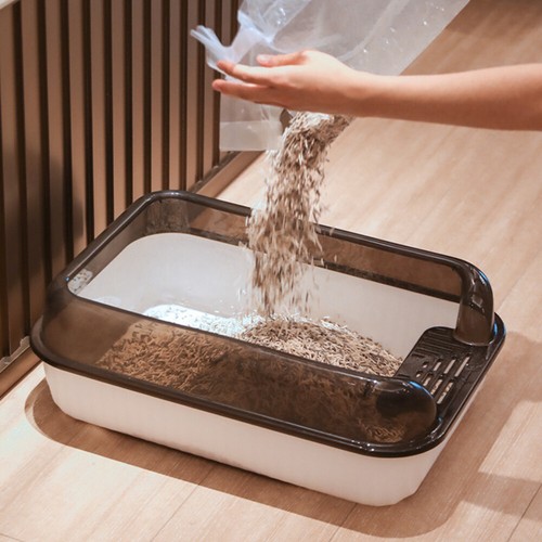 Large open cats litter tray - large,