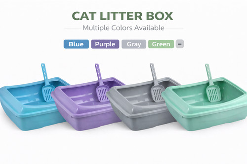 Cat litter tray 49x38x15cm - litter,